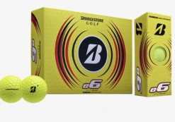 Bridgestone E6 Golf Balls Yellow 1 Dozen - Brand New